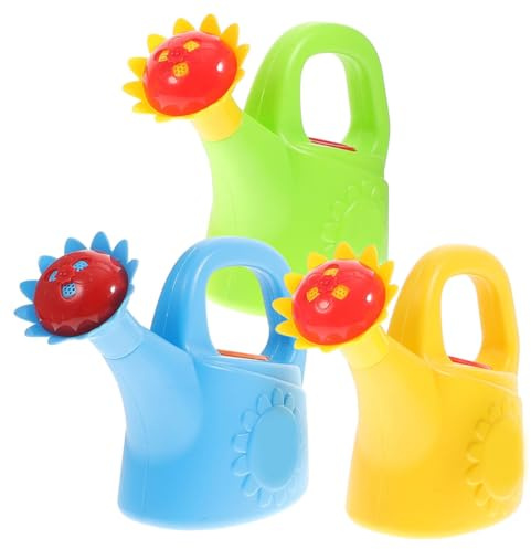 Toddmomy 3pièces Arrosoir pour Garçon Fille Jouet De Bain avec Forme De Poussin Lot de Arrosoirs Verseurs pour Jeux Eau Et Éveil Créativité