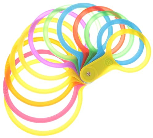 IMIKEYA 1 Juego de Anillos Medidores de Frutas y Calibre de Medición de Diámetro para Clasificación por Tamaño en Granjas, y Tiendas de Frutas, Fabricado en Plástico Resistente