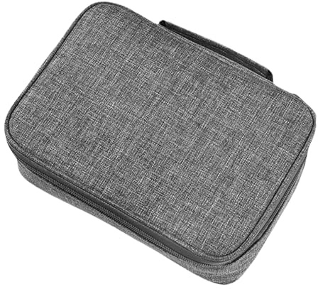PRETYZOOM wasserdichte Große Kapazität Stifteetui mit Fächern und Reißverschluss Polyester Organizer für Marker Buntstifte und Schreibwaren Tragbare Federtasche für Schüler und Lehrer