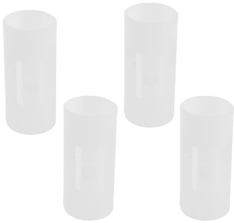 OSOLADY Manicotti Antiscivolo per Tubo Doccia in Plastica 25mm Set da 4 Pezzi per Supporto Soffione Doccia Inserto di Riparazione Resistente per Accessori Bagno Muro