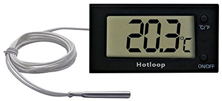 Hotloop HK061 Digital Oven Thermometer Heat Resistant up to 572 degreeF/300 degreeC,Black