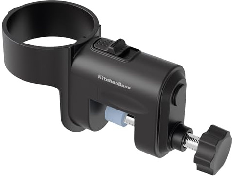 Sous Vide Bracket Clamp Replacement: KitchenBoss Sous Vide Cooker Fixing Bracket, Compatible with all KitchenBoss Sous-Vide Models, Fits Sous Vides in The 2.20-2.46 Inch Diameter Range, BK300
