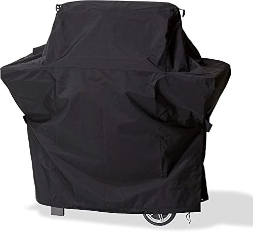 Mehr Garten Housse Barbecue trapézoïdale 193x63x117 cm, Oxford 600D | imperméable, anti-UV, résistant à la déchirure avec cordon de serrage