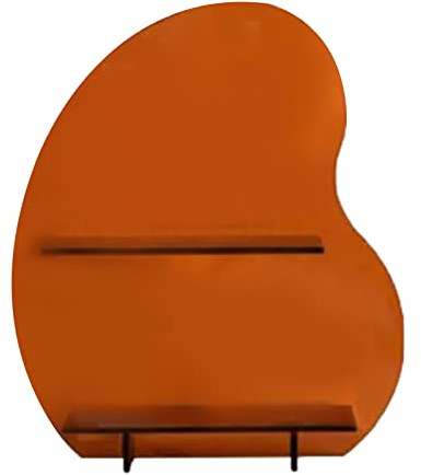 UPQRSG Organizer da Bagno da Appoggio, 2 Ripiani da Bancone da Bagno Organizer da Cucina Portaspezie Organizer Cosmetico, Ripiano da Appoggio per Camera da Letto Spogliatoio(Ambra)