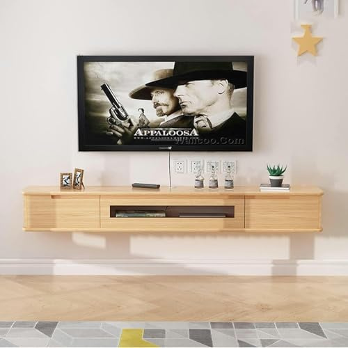 BTURYT Wall Mounting TV Cabinet-TV Lowboard Hanging-TV Stand for Media Console, Entertainment Center, 120 Cm TV Stand, Wall-Mounted TV Lowboard, DVD Storage Shelf, TV Cupboard Hanging ~/