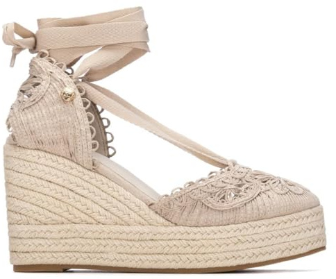XTI - Alpargatas Mujer Beige - Calzado Cómodo y Versátil - Moda casual - Modelo 14542202 (Talla 40)