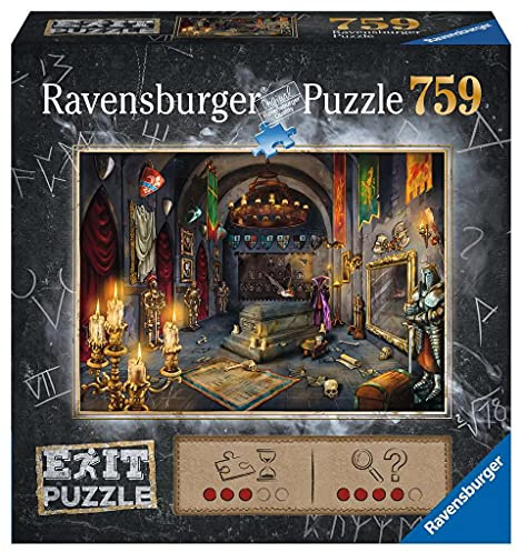Ravensburger EXIT Puzzle 19955 - Im Vampirschloss - 759 Teile Puzzle für Erwachsene und Kinder ab 12 Jahren