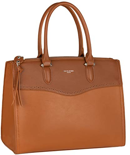 David Jones - Damen Handtasche Elegante - Henkeltasche PU Leder Frau - Große Shopper Tasche - Schultertasche Viele Fächer & Taschen - Alltag Klassisch Modisch Arbeitstasche Arbeit Schule