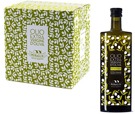 Olio Extra Vergine di Oliva Monocultivar Coratina Fruttato Intenso 500 ml x 6