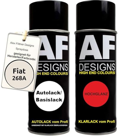 Alex Flittner Designs Spraydose für Fiat 268A Bossa Nova White Basislack