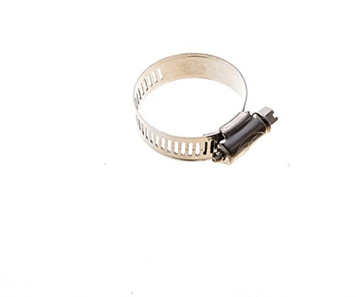 10 Stück Rohrschellen Edelstahl Schlauchschellen Kraftstoffschlauch Rohrschellen Schneckenantrieb Langlebig Antioxidation,25,38mm