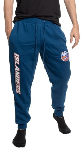 Calhoun NHL Herren-Jogginghose aus Baumwoll-Fleece, New York Islanders, Mittel
