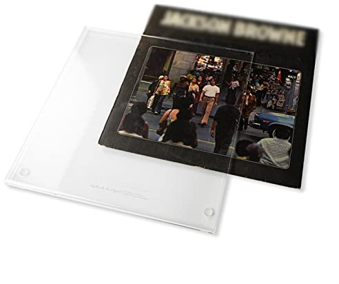GLigeT CD Halter Vinyl-Schallplatten-Display-Halter, transparentes Acryl-Display, Wandhalterung, Regal, Foto-Poster-Rahmen, Home-Office-Dekor, LP-Vinyl-Aufbewahrungsregal DVD Halter