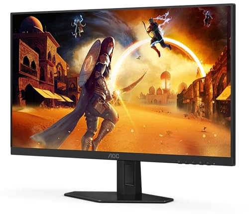 AOC Gaming 27G4XE - 27 Inch FHD Monitor, 180Hz, IPS, 1ms GtG, FreeSync, Gsync compatible, Speakers, HDR10, Game Modes, G Menu (1920 x 1080 HDMI 2.0 / DisplayPort 1.4)