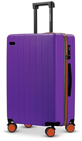 ETERNITIVE - Koffer I Reisekoffer aus ABS I Rollkoffer I Reisetrolley Leicht mit 4 Doppelrollen 360° I Hartschalenkoffer mit TSA-Schloss