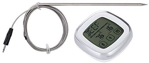 Termometro per Alimenti Wireless Touch Screen Digitale con Allarme Timer per Bollitura dello Zucchero Al Barbecue