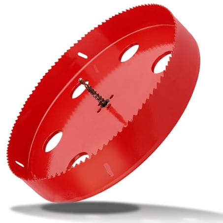 320 mm HSS Bimetall-Lochsäge, Lochbohrschneider für Holz | Platten aus Kunststoff und dünnem Metall (320 mm)