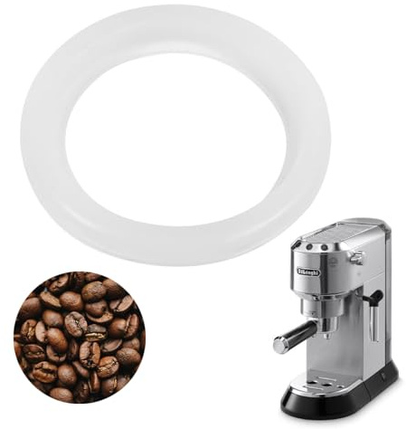 Högkvalitativ silikontätning för DeLongh-kaffemaskiner, kompatibel med EC680, EC685, EC785, EC885, EC850, EC860, hållbar och värmebeständig tätning för silhållare, Ø 58 m