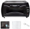 Mini Oven 15L Chapati Roti Maker, 2100W Electric Grill Pizza Oven for Roasting, Baking, Grilling, Tabletop Multi Fuction Cooker with Adjustable Temperature