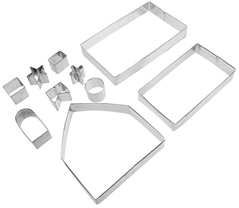Cabilock 3 Juegos Herramientas Para Hornear De Navidad Plato Cortador De Arrugas Cortadores Para Hornear Molde De Galletas Pan De Jengibre Cortadores De Galletas Acero Inoxidable Silver