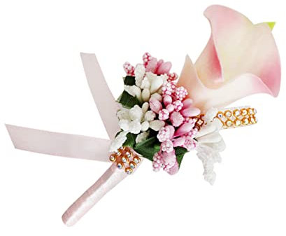 Warmhm 1stk Broschen Für Hochzeit Bräutigam Corsage Brautballons Silber Braut Soll Schleier Sein Braut Corsage Fahnennadeln Am Revers Braut Ansteckblume Heimdekoration Brautbroschen Rosa