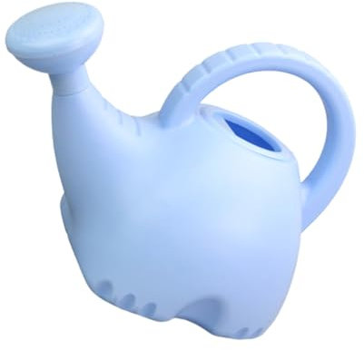Gatuida 1pieza Regadera Infantil para Jardín Cartoon Regadera Pequeña y Flores Herramienta De Jardinería Práctica y Azul