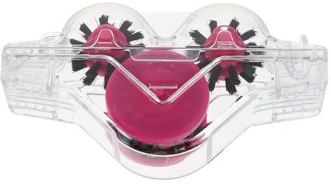 ibasenice Limpiador de Cadenas de Bicicleta Diseño Rana Transparente Rosa, Dispositivo de Limpieza de Cadena Portátil para Bicicletas de Montaña y Carretera, Kit de Limpieza