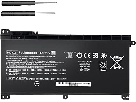 K KYUER BI03XL ON03XL Laptop Batterie pour HP Pavilion X360 13-U M3-U M3-U001DX M3-U103DX 13-U100TU 13-U100TU 13-U108TU Stream 14-AX 14-CB 14-DS 14-AX010NR 14-AX010WM 14-AX020WM 14-CB011WM 14-DS0120NR