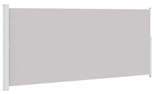 vidaXL Seitenmarkise Ausziehbar 220x514 cm Grau