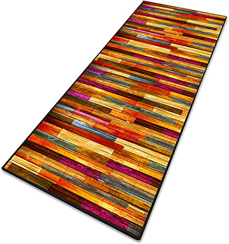 MENGH Teppichläufer Meterware Küchenteppich läufer Schlafzimmer Teppich 6mmBenutzerdefinierte Länge für Wohnzimmer, Flur, Büro, Schlafzimmer, Küche, Esszimmer gekettelt - 40x100cm