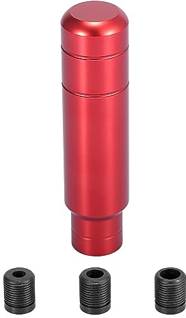 X AUTOHAUX Car 5 Shift Knob Gear Shift Manual Transmission Stick Shift Set Red