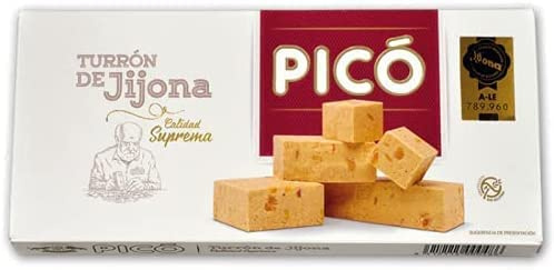Jijona Nougat (mou) 200g - Marque Picó - Qualité suprême - Turron espagnol