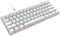 Snpurdiri 60% kabelgebundene Mechanische Gaming Tastatur, Anti-Ghosting 61 Tasten, RGB-Hintergrundbeleuchtung, Ultrakompakter Blauer Schalter, Doppelfuß, Weiß