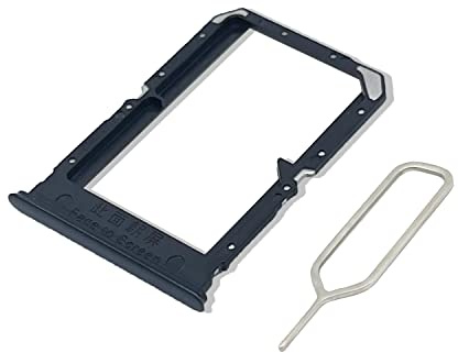 Eonpam Tiroir Carte SIM pour (Oppo Find X3 Lite) Support Qualité d'origine Remplacement Plateau Memory SD Slot carte SIM avec aiguille SIM(Noir)