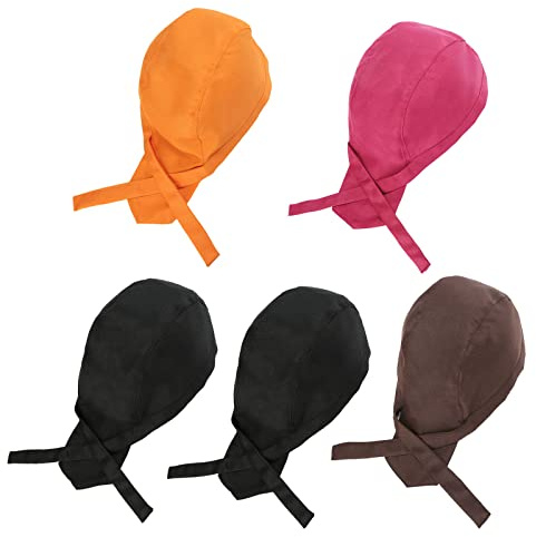 Osuter Kochmütze Verstellba Kochmütze Damen Herren Chefkochmütze Elastische Kochhaube Chef Kochhut Bandana Cap für Restaurants Hotels Schulen Haushaltsk Küche