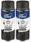 Dulux Valentine Peinture Intérieure et Extérieure Aérosol Color Touch - Effet Métal Noir Métallisé 400 ml - Lot de 2