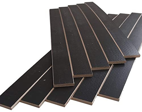 10 Lattes Bois Grises - 680x48x8 mm - pour sommier/bz/clic clac - AMZ