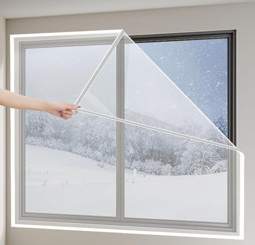 Cozomiz Isolant Thermique Isolation Porte Avec PVC Rideau De Porte Isolant Rideau d'occultation Coupe-vent Imperméable Isolation Phonique Rideau Isolant en PVC Blanc 200x240cm