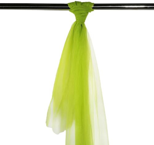 Whakano 1 m Organza Fabrics for Sewing, Sold by the Metre, Chiffon Fabric, 160 cm Wide, Soft and Fine Transparent Fabric Tulle, Decorative Fabric for Sewing Crafts, Curtain Curtains, Costume Dress,