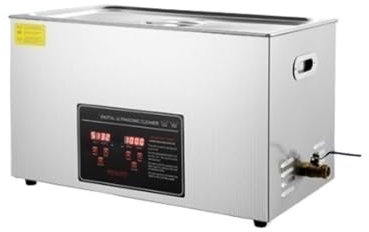 MZZYG Ultrasonic Cleaner Machine Ultrasonic Cleaner With Digital Timer Heater Jewelry Ultrasound Cleaner Stainless Steel Heated Cleaning Machine(30L)