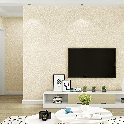 LWLFC Papier Peint Jaune Clair Papier Peint Intissé Sans Raccord Chambre Adulte Intissé 3D Salon Papiers Peints pour Différents Espaces Moderne Luxueux