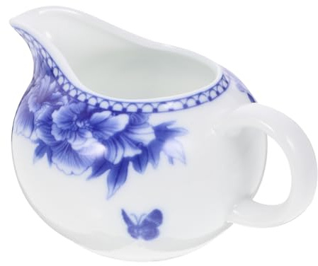 Didiseaon Pichet à Crème en Céramique Blanche 170ml Style Chinois