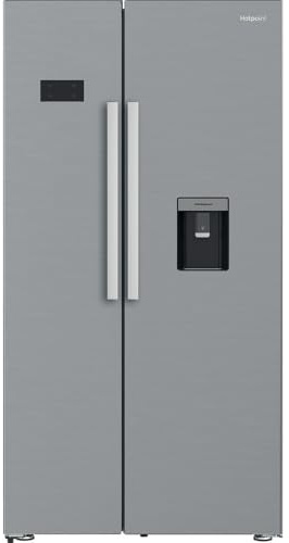 Hotpoint American Fridge Freezer - Silver - E Rated