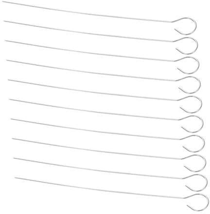 Brochettes Barbecue Inox Argenté 30 Pièces pour Griller et Kebab
