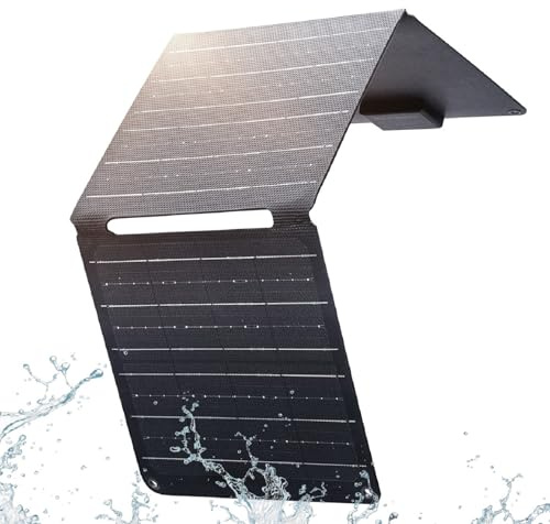 ALLPOWERS SP001 Chargeur de panneau solaire pliable 21 W 5 V avec charge 5 V USB-A et USB-C, panneau solaire portable étanche IP67 pour smartphone, tablettes, extérieur, camping, randonnée
