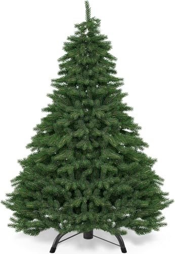 CASARIA® Sapin de Noël Artificiel Premium M 140cm Support métal Arbre de noël Imitation Parfaite densité Branches décoration de noël fête