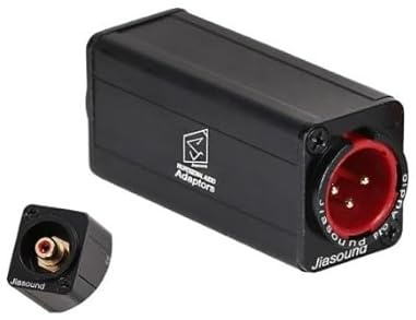 WEB world electronic business Adattatore Audio Connettore XLR 3 Poli Maschio RCA Femmina