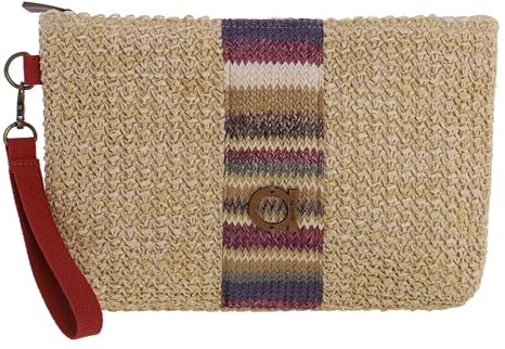 AMICHI - Bolso de mano de rafia para mujer - Bolso mano playa mujer | Bolsa playa para mujer, Yap