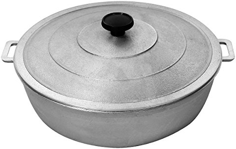 Uniware 9900 Super Quality Aluminum Caldero,Dutch Oven,4.3 QT,Silver (26cm (10-Inch))