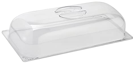 LACOR 66900P - vaschetta, Coperchio per vassoi, Protegge Il Gelato, Lavabile in lavastoviglie, policarbonato, Trasparente, 360 x 165 x 76 mm